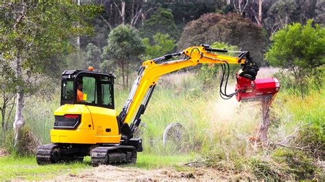 forestry mulcher for mini excavator|best mini excavator mulcher.